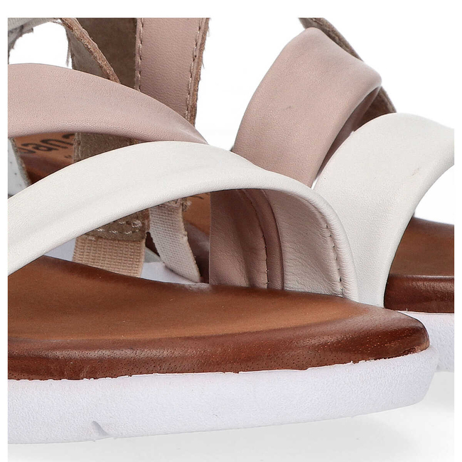 Sandały Jana 8-28205-24 197 White Comb