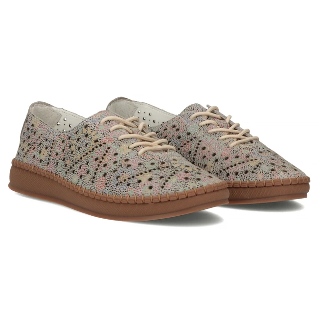 Leather shoes Filippo DP6830/25 MLT multicolor