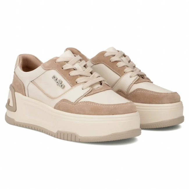 Leather sneakers Filippo DP7116/25 BE Beige