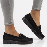 Leather loafers Filippo DP3334/22 BK black