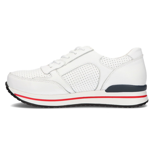 Leather Sneakers Filippo DP2048/21 WH white