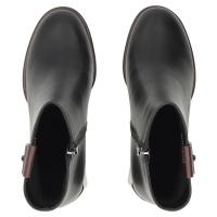 Leather ankle boots Filippo DBT8126/26 BK BG black