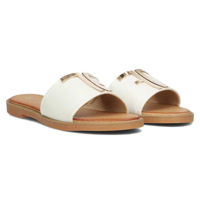 Slippers Filippo DK2103/22 WH white