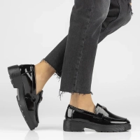 Leather shoes Filippo DP4710/23 BK black