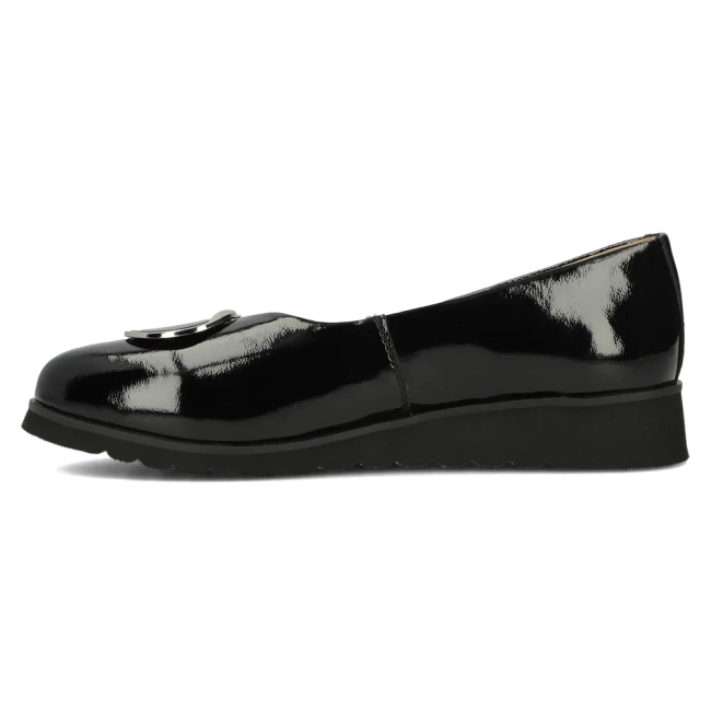 Leather shoes Filippo DP6095/24 BK L black