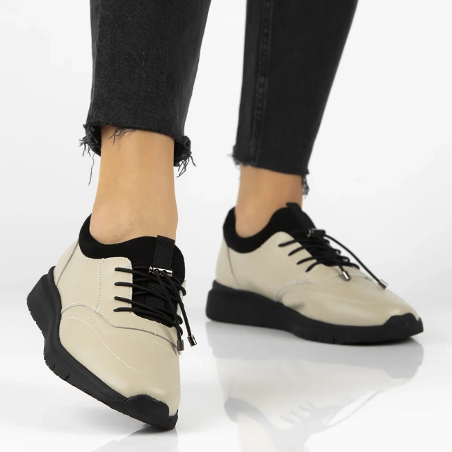 Leather shoes Filippo DP7117/25 BE beige