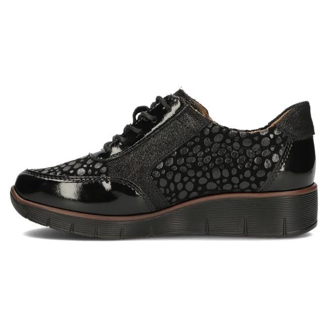 Leather shoes Filippo DP4912/23 BK L black