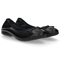 Skórzane baleriny Filippo DP038/20 BK czarne