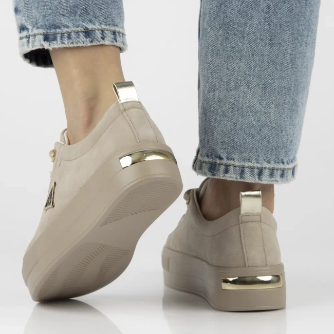 Leather shoes Filippo DP3533/24 BE beige