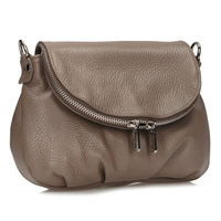 Handbag Toscanio Leather Messenger Bag C263 beige