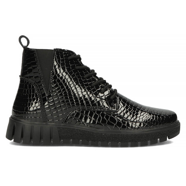 Skórzane trzewiki Filippo DBT3946/22 BK czarne