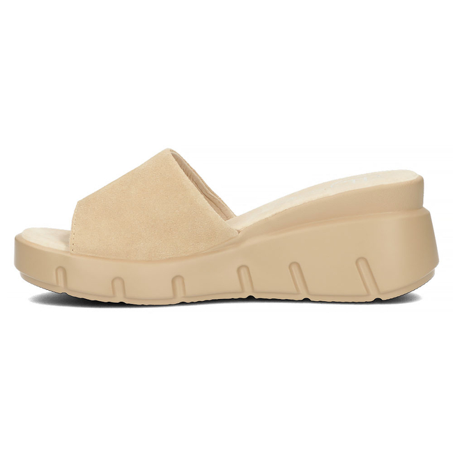 Leather flip-flops Filippo DK4454/23 BE beige
