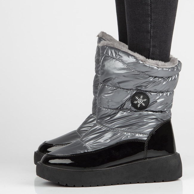 Śniegowce Filippo DBT3404/21 SI srebrne