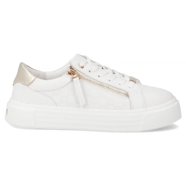 Leather shoes Filippo DP7493/25 WH white