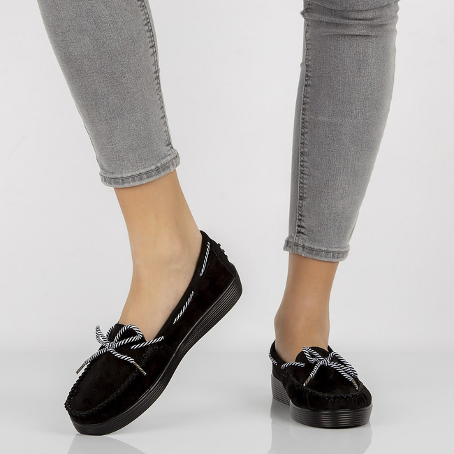 Leather shoes Filippo DP1200/20 BK black