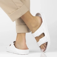 Klapki News 24SD97-7738 białe