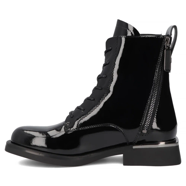 Leather ankle boots Filippo DBT7242/25 BK L black