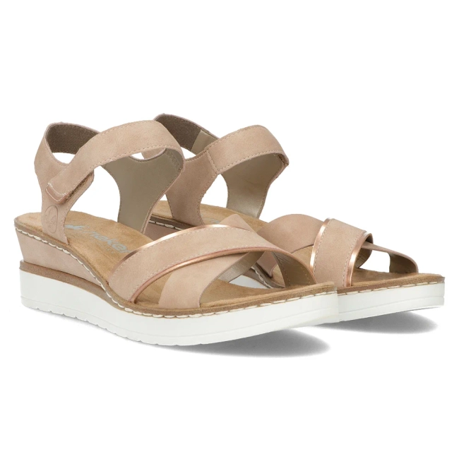 Sandals Rieker V38G9-31 pink