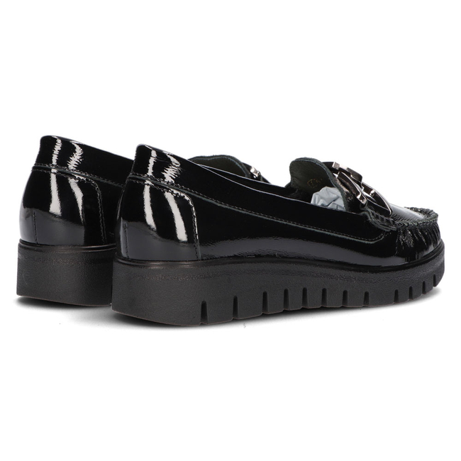 Leather loafers Filippo 10134 black