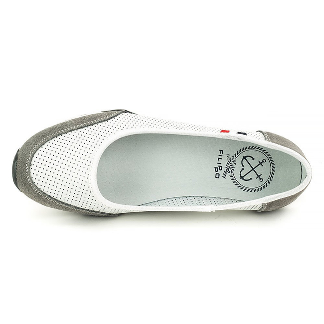 Shoes Filippo DP142/18 WH GR White Grey
