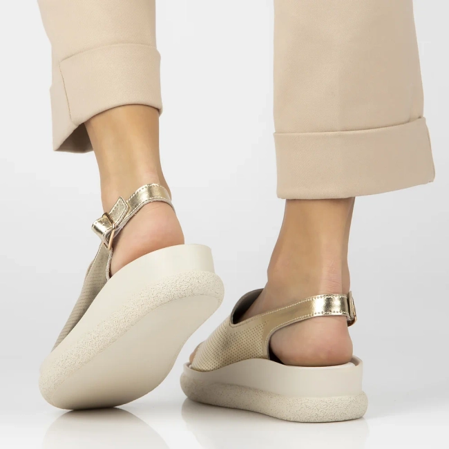 Leather sandals Filippo DS6716/25 GO gold