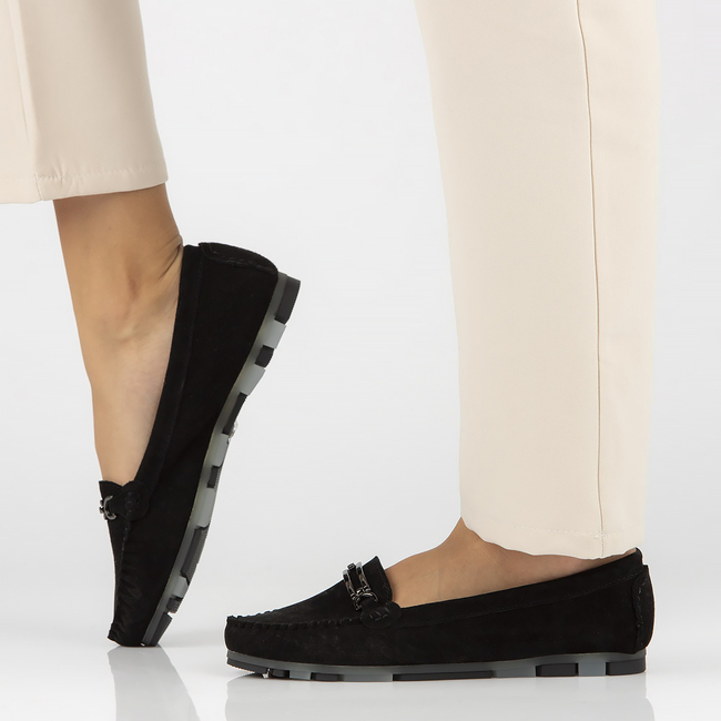 Leather shoes Filippo DP1202/23 BK Black