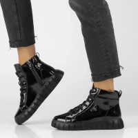 Skórzane trzewiki Filippo DBT4146/24 BK czarne