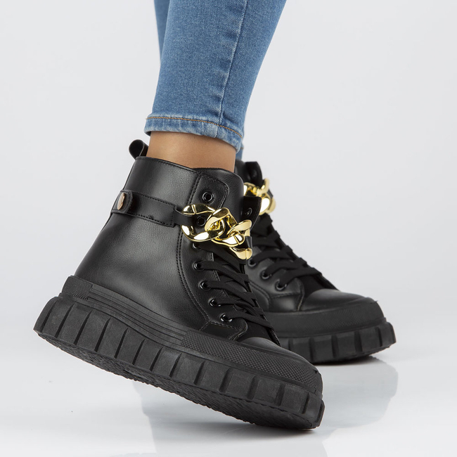 Botki typu workery Filippo V2001 czarne