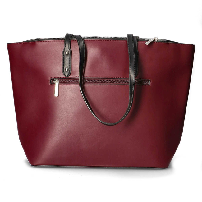 Handbag David Jones CM5812A Burgundy
