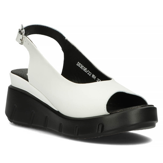 Leather sandals Filippo DS3595/22 WH white