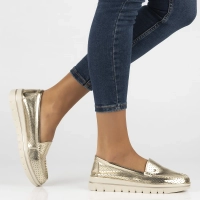 Leather loafers Filippo DP7006/25 GO gold