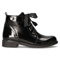 Leather boots Filippo 015/TR black lacquered
