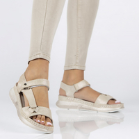 Leather sandals Filippo DS3517/22 BE beige