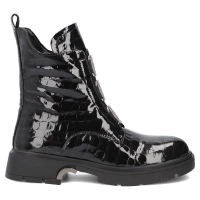 Leather ankle boots Filippo DBT8015/26 BK CR black