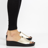 Leather flip-flops Filippo DK2059/21 GO gold