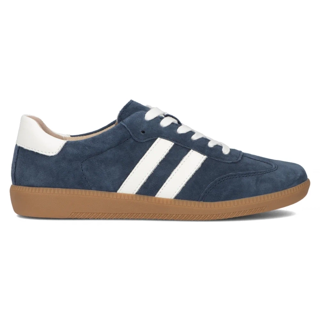 Leather sneakers Filippo DP6741/25 NV navy