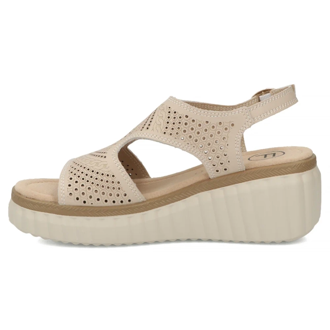 Leather sandals Filippo DS6819/26 BE beige