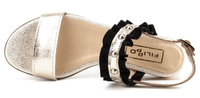 Sandals Filippo 500 Black/Gold