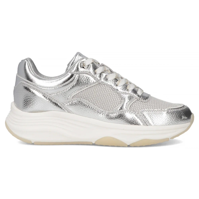 Leather sneakers Filippo DP6723/25 SI silver