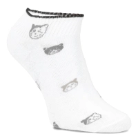 Women's Socks L604-7 white cats