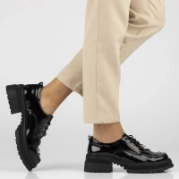 Leather shoes Filippo DP6459/24 BK L black