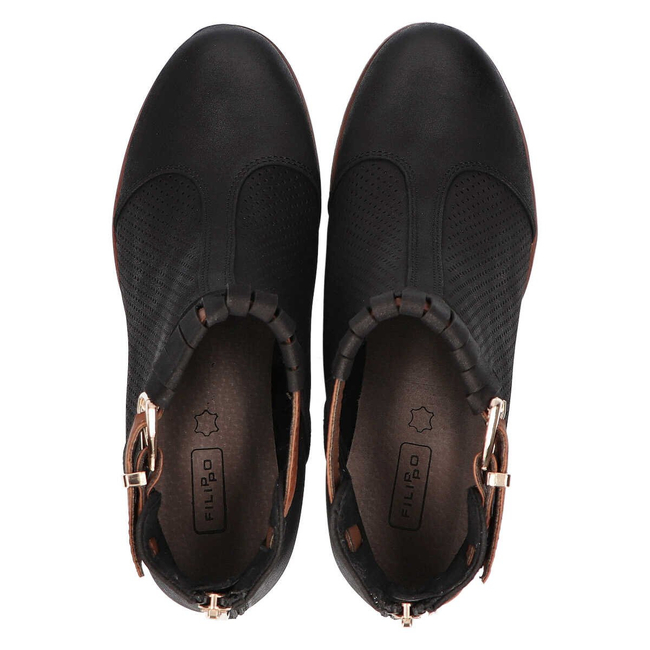 Botki Filippo DBT207/20 BK czarne