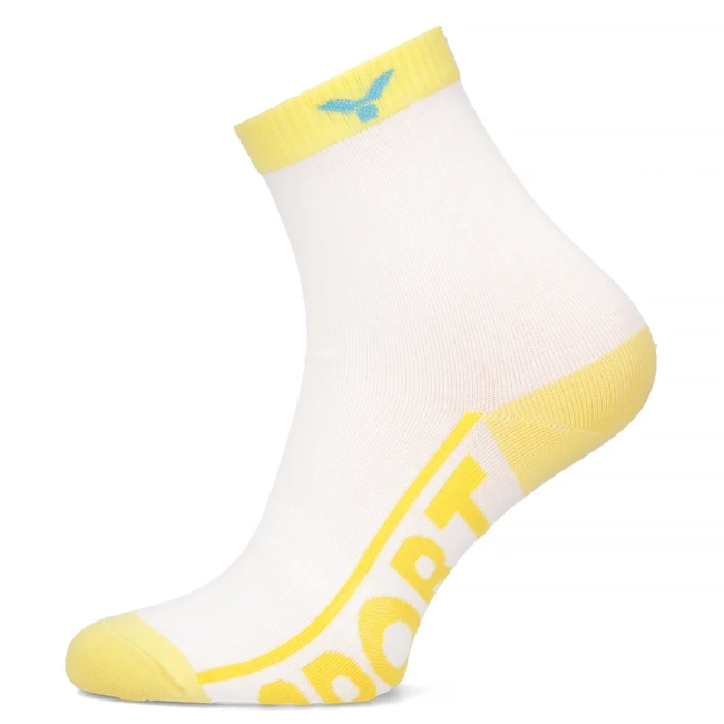 Women's Socks SK00050 white yellow