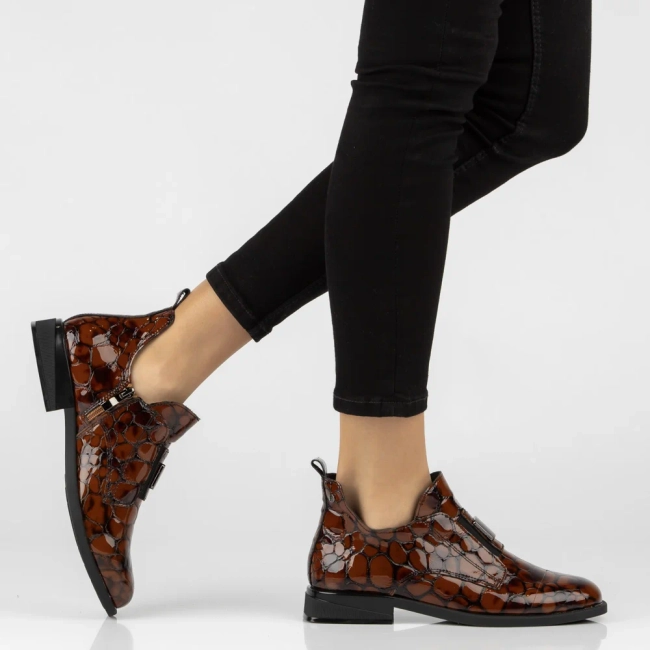 Leather ankle boots Filippo DBT7974/26 BR brown