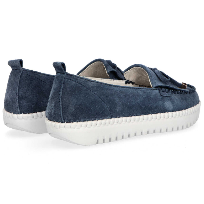 Leather shoes Filippo DP021/20 NV navy blue