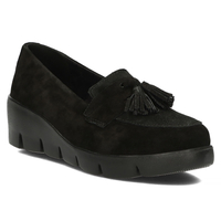 Leather shoes Filippo DP3162/22 BK SU black