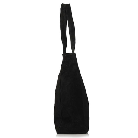 Torebka Toscanio Shopper Zamszowa C117 czarna