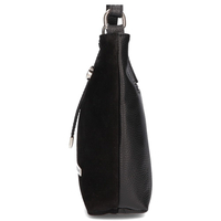 Handbag Toscanio Suede Messenger Bag A88 black