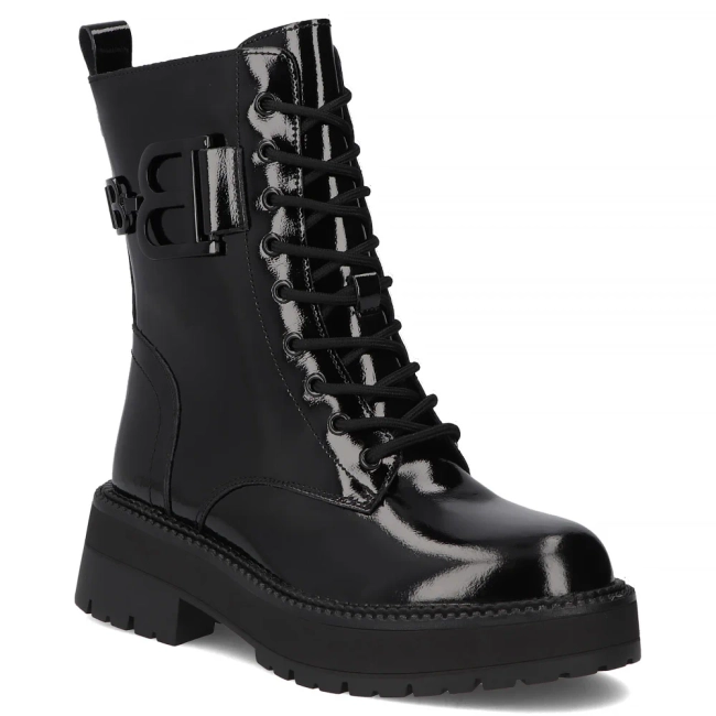 Leather ankle boots Filippo DBT6305/25 BK black