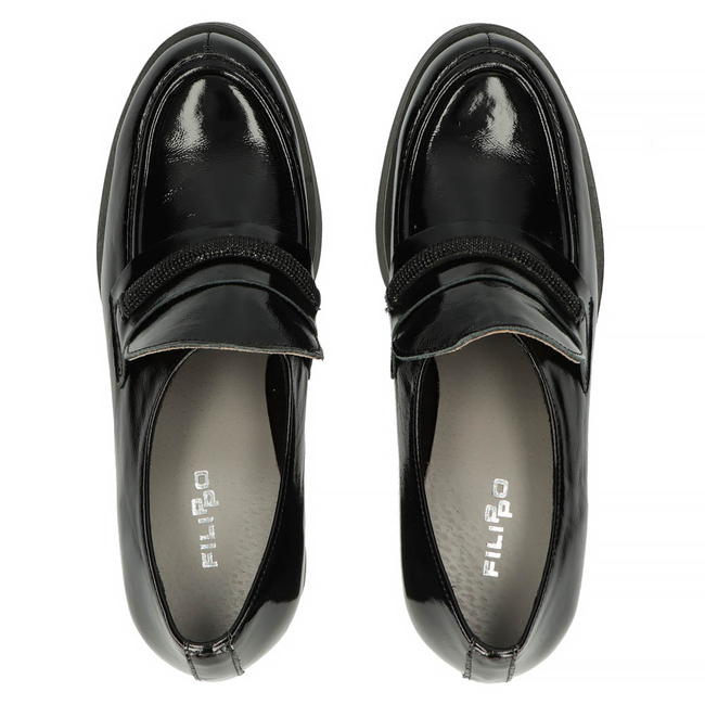 Leather shoes Filippo 20157 black